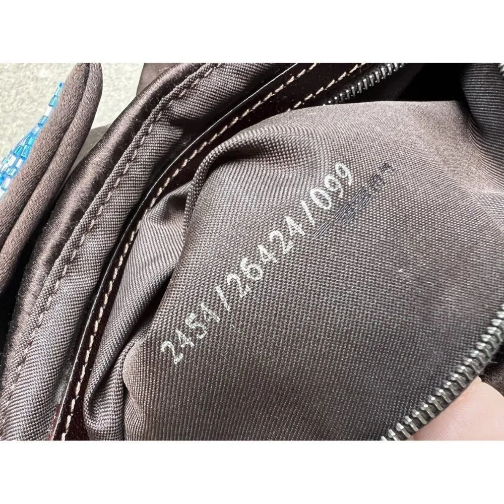 Fendi Satin Beaded Baguette - Picture 8 of 8